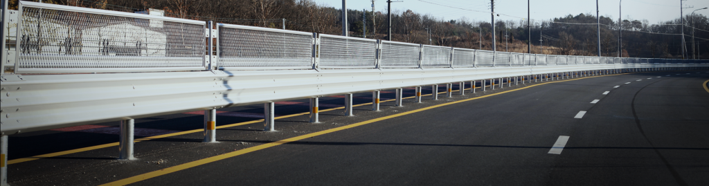 차량 자전거 가드레일